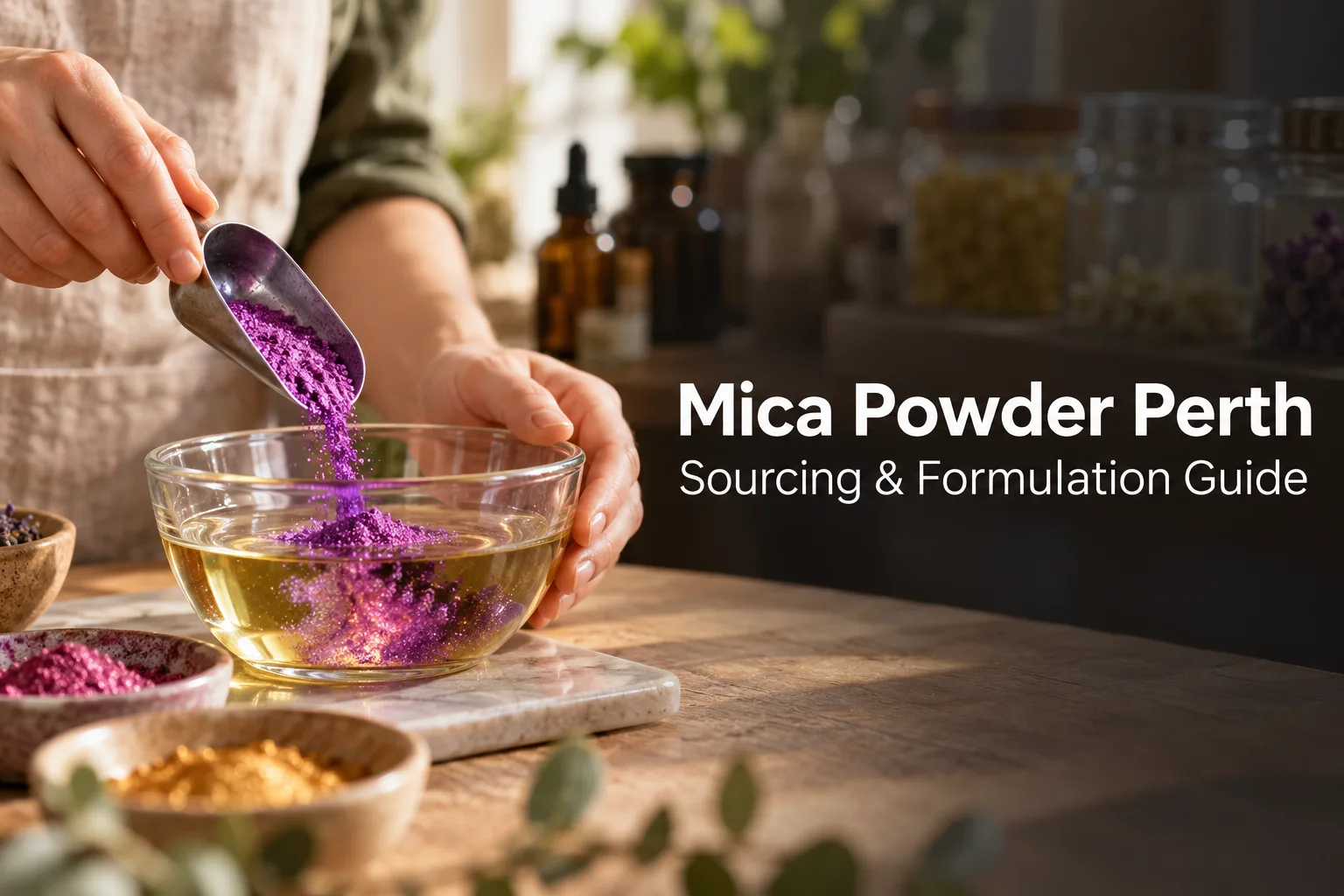 mica powder perth: sourcing & formulation guide